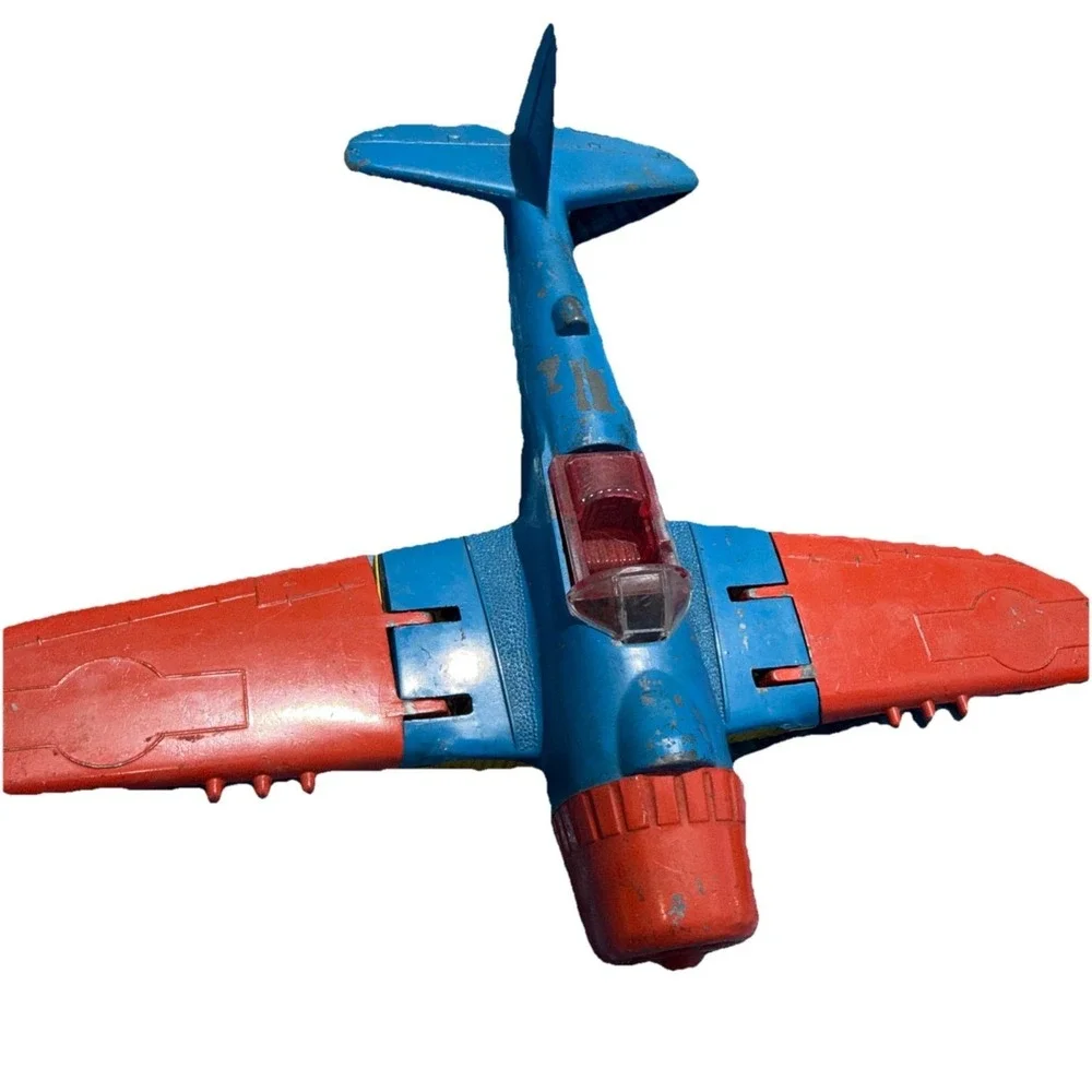Vintage Hubley Kiddie WWll Navy Fighter Bomber Diecast Airplane Planes